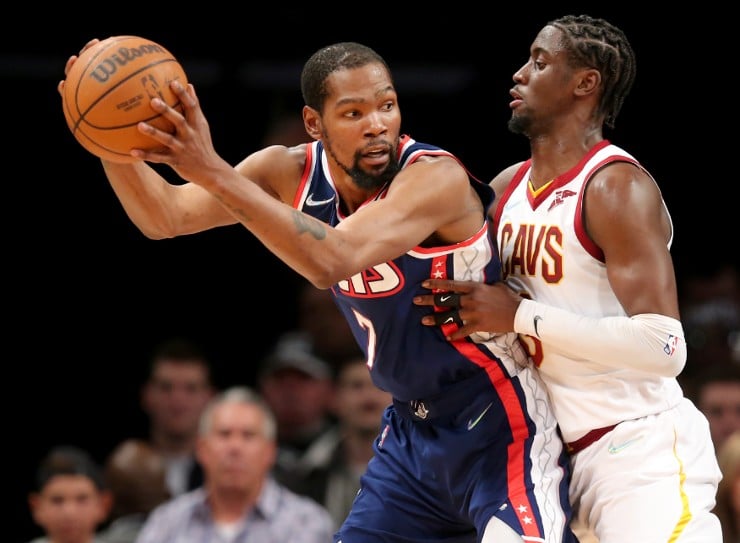 A photo of the NBA Play-In Tournament game between the Cavaliers and Nets