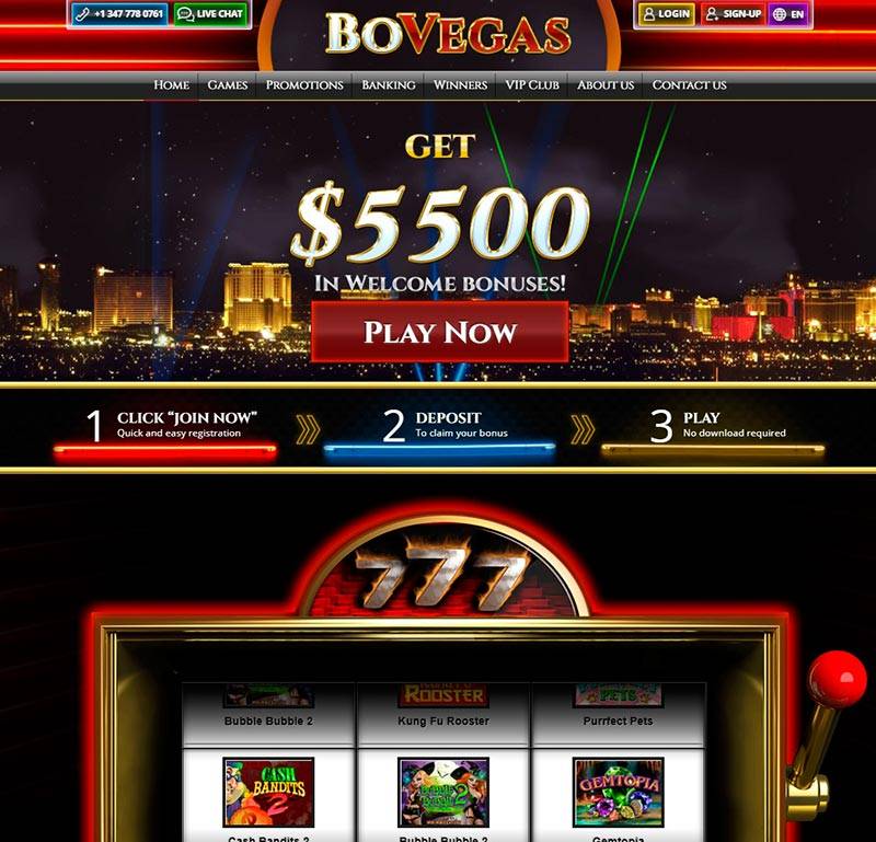 BoVegas PayPal casino