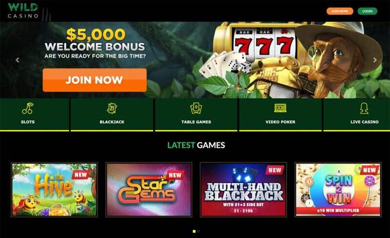 Wild Casino Welcome Bonus Alaska