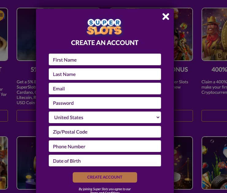 Slots source sign up 2