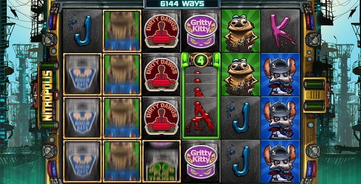 Winning Respins in Nitropolis