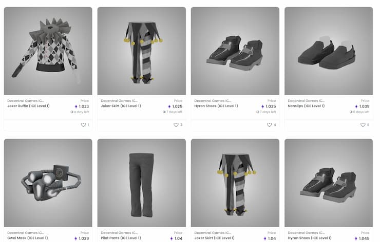 Buy an ICE Poker Wearable on OpenSea