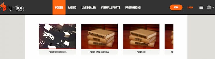 ignition - 5 card stud poker tips