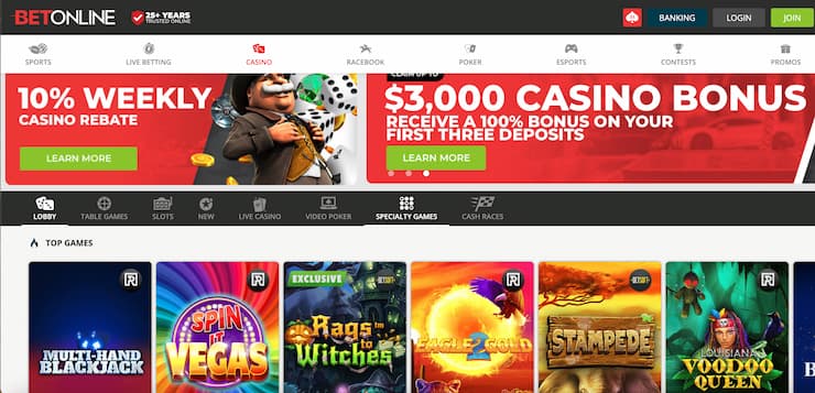 betonline - best online casinos in Oklahoma