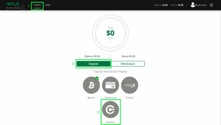 Casino Deposit With Metamask Step 5