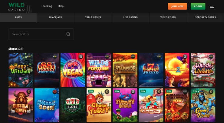 Wild Casino Slots in the US