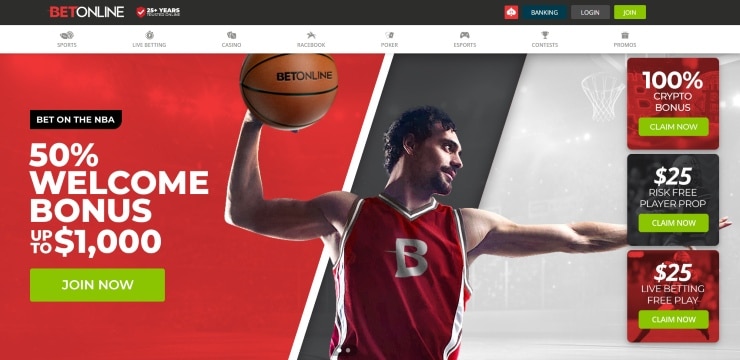 BetOnline sign up