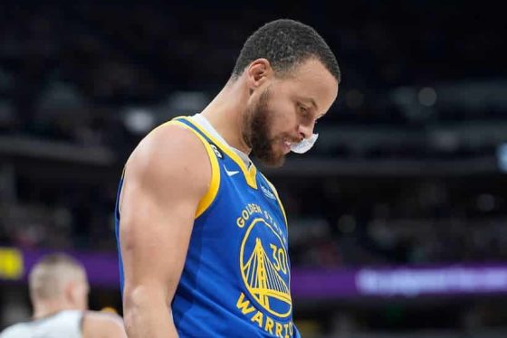Steph Curry injury pic