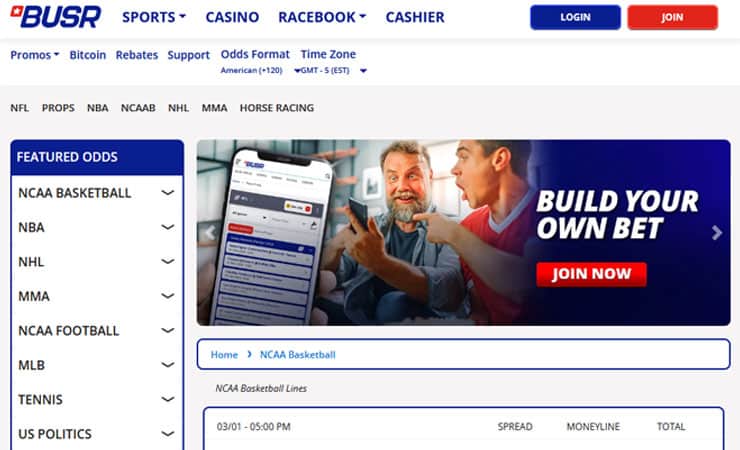 BUSR Sportsbook - March Madness Final 4 Gambling Online