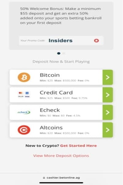 BetOnline sign up 3
