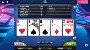Las Atlantis poker draw