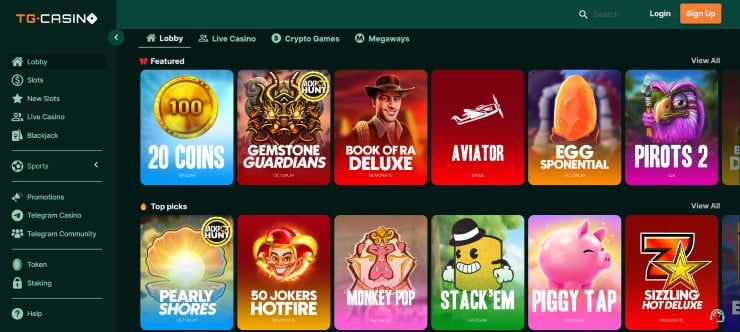 TG Casino Step 4 Play Games
