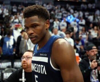 Timberwolves Anthony Edwards Held to Second-Lowest Scoring Total of Postseason